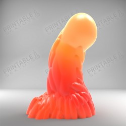 3D Printable Sextoys - Dildo Anal/Vaginal - Le Dragon de Magma