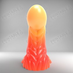 3D Printable Sextoys - Anal/Vaginal Dildo - The Magma Dragon