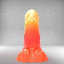 3D Printable Sextoys - Anal/Vaginal Dildo - The Magma Dragon