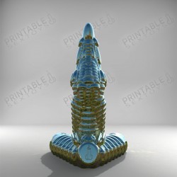 3D Printable Sextoys - Dildo Anal/Vaginal - Le PrototypeD Cyberpunk