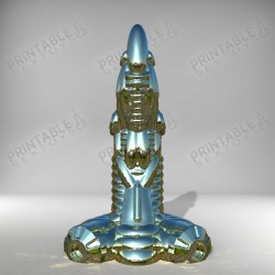 3D Printable Sextoys - Anal/Vaginal Dildo - The Cyberpunk PrototypeD