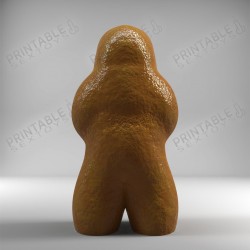 3D Printable Sextoys - Anal/Vaginal Dildo - The Gingerbread Man