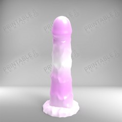 3D Printable Sextoys - Dildo Anal/Vaginal - Le Crémage de Gâteau