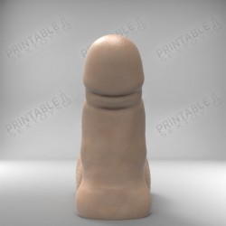 3D Printable Sextoys - Anal/Vaginal Dildo - The Fat Joe