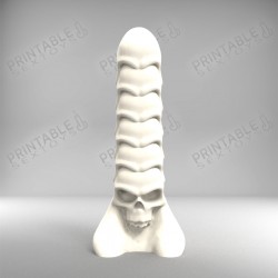 3D Printable Sextoys - Anal/Vaginal Dildo - The NecronomiGode