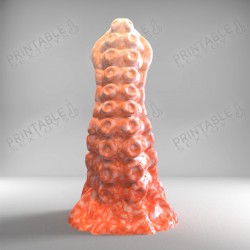 3D Printable Sextoys - Dildo Anal/Vaginal - Le Tentacule Octopussy