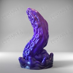 3D Printable Sextoys - Dildo Anal/Vaginal - Le Tentacule d’Ursula