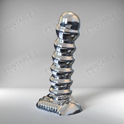 3D Printable Sextoys - Anal/Vaginal Dildo - The Cyberpunk PrototypeE
