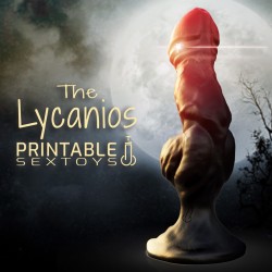 3D Printable Sextoys - Anal/Vaginal Dildo - The Lycanios