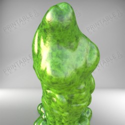 3D Printable Sextoys - Anal/Vaginal Dildo - The Crocodile DunDick
