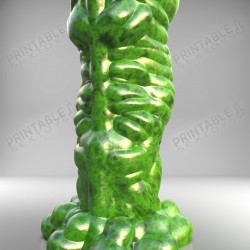 3D Printable Sextoys - Anal/Vaginal Dildo - The Crocodile DunDick