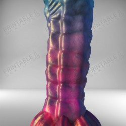 3D Printable Sextoys - Dildo Anal/Vaginal - Le Crapanide Galactique