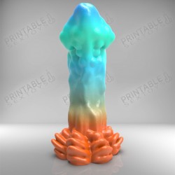 3D Printable Sextoys - Anal/Vaginal Dildo - The Alnudan’s Reef Pearly Coral