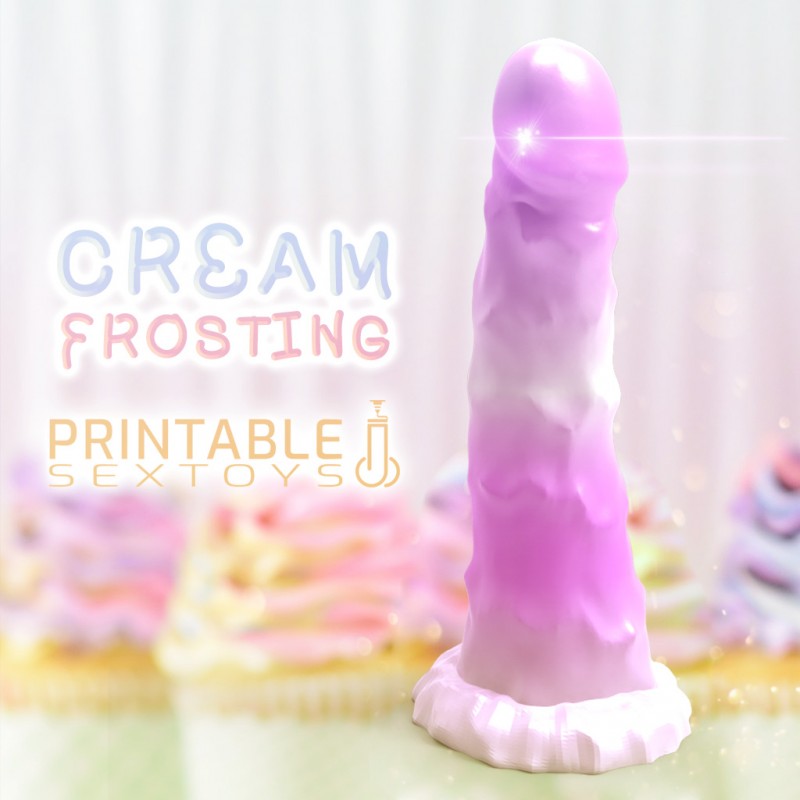 3D Printable Sextoys - Dildo Anal/Vaginal - Le Crémage de Gâteau
