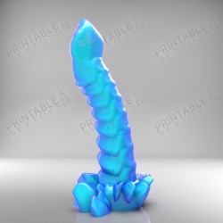 3D Printable Sextoys - Anal/Vaginal Dildo - The Crystal Dragon