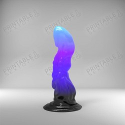 3D Printable Sextoys - Dildo Anal/Vaginal - Le Cauchemar Subaquatique