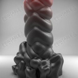 3D Printable Sextoys - Dildo Anal/Vaginal - La Bite d’Asmodeus