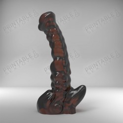 3D Printable Sextoys - Dildo Anal/Vaginal - Le Nautile Sombre