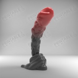 3D Printable Sextoys - Anal/Vaginal Dildo - The Blazing Spirit