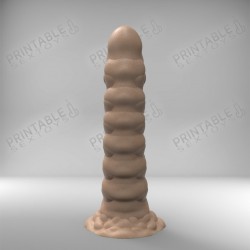 3D Printable Sextoys - Anal/Vaginal Dildo - The Sandworm