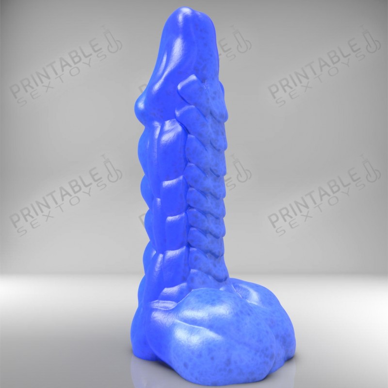 3D Printable Sextoys - Anal/Vaginal Dildo - The Sapphire Dragon’s Tail