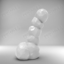 3D Printable Sextoys - Dildo Anal/Vaginal - Le Primal