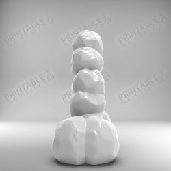 3D Printable Sextoys - Dildo Anal/Vaginal - Le Primal