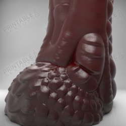 3D Printable Sextoys - Anal/Vaginal Dildo - The Colchian Dragon