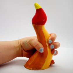 3D Printable Sextoys - Anal/Vaginal Dildo - The Charmander PokeGode