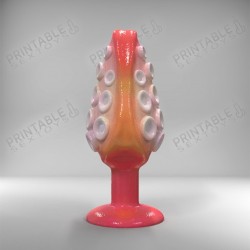 3D Printable Sextoys - Anal Plug - The Kawaii Tentacle