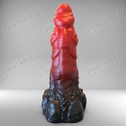 3D Printable Sextoys - Dildo Anal/Vaginal - La Bite de Belzébuth