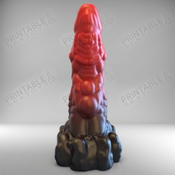 3D Printable Sextoys - Dildo Anal/Vaginal - La Bite de Belzébuth