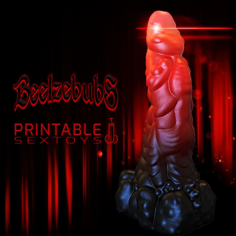3D Printable Sextoys - Anal/Vaginal Dildo - Beelzebub’s Dick