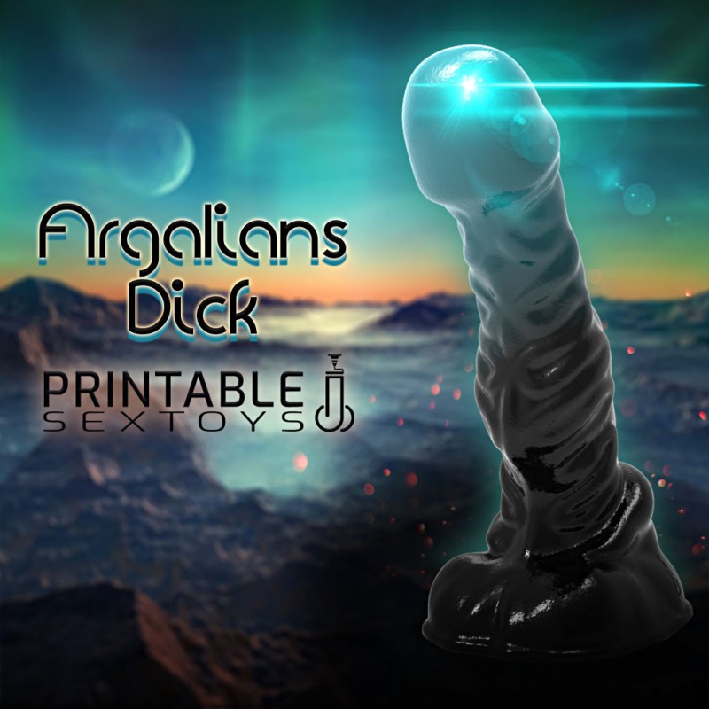3D Printable Sextoys - Anal/Vaginal Dildo - The Argalian’s Dick