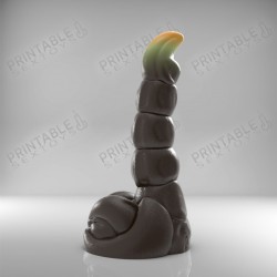 3D Printable Sextoys - Dildo Anal/Vaginal - Le Scorpion Empereur