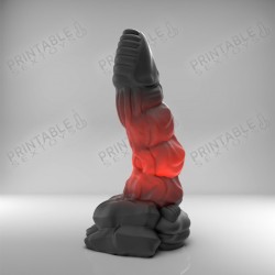 3D Printable Sextoys - Dildo Anal/Vaginal - La Corne d'Alukah